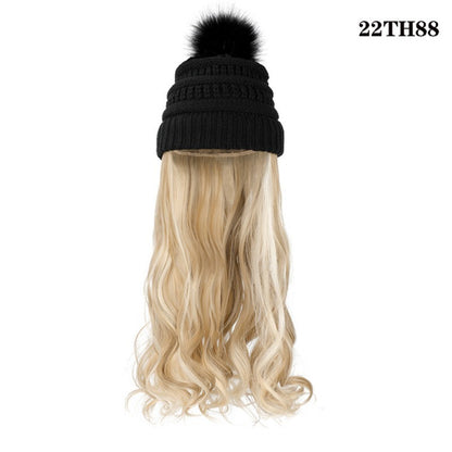 One-piece Wig Ful Set Fashion Big Wave Wig Head