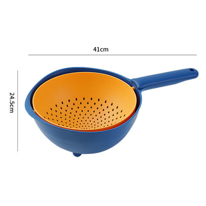 Household Kitchen Multifunctional Plastic Vegetable Basket