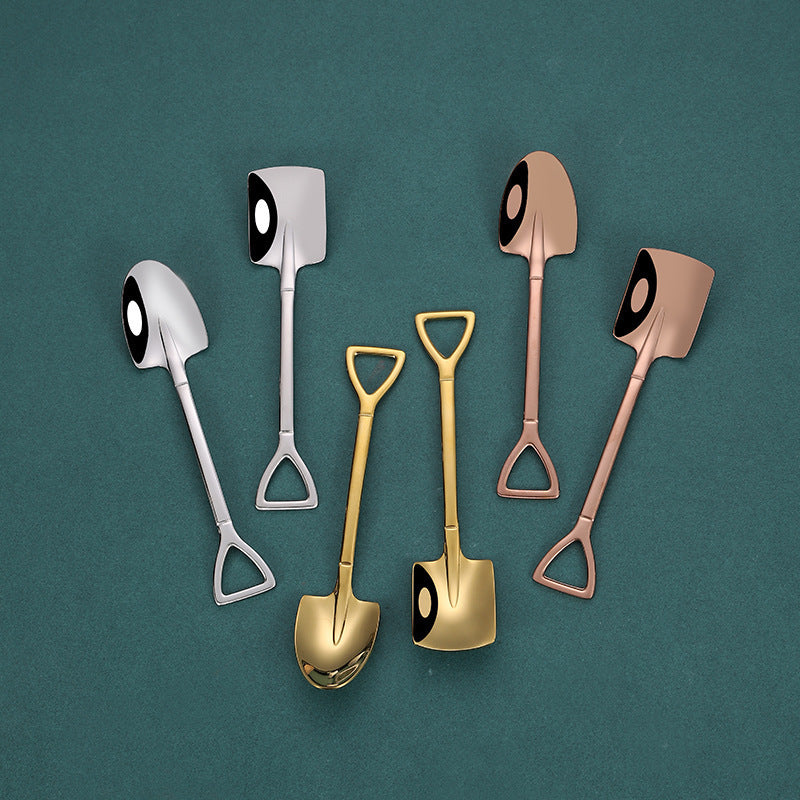 Stainless Steel Coffee Ice Cream Shovel Spoon
