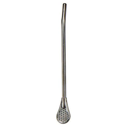 Stirring Spoon With Stainless Steel Filter Straw