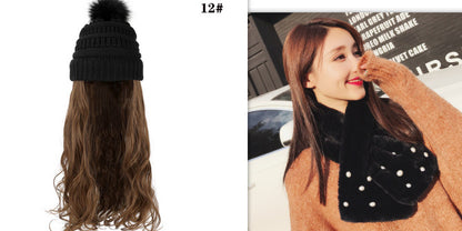 One-piece Wig Ful Set Fashion Big Wave Wig Head