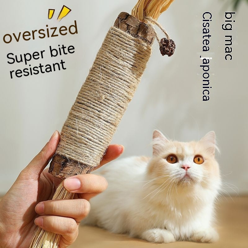 Mu Tianmiao Molar Rod Cat Self-Hi Artifact Consume Physical Strength Catnip Relieving Stuffy Bite-resistant Pet Supplies