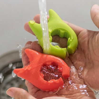 Multifunctional Spatula Holder Silicone Anti-overflow Spoon Holder Cooking Pot Anti-scalding Clip Kitchen Gadgets