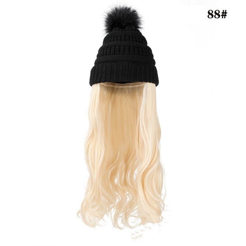 One-piece Wig Ful Set Fashion Big Wave Wig Head