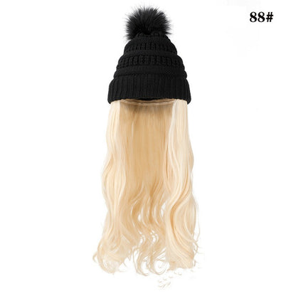 One-piece Wig Ful Set Fashion Big Wave Wig Head