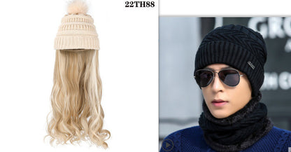 One-piece Wig Ful Set Fashion Big Wave Wig Head