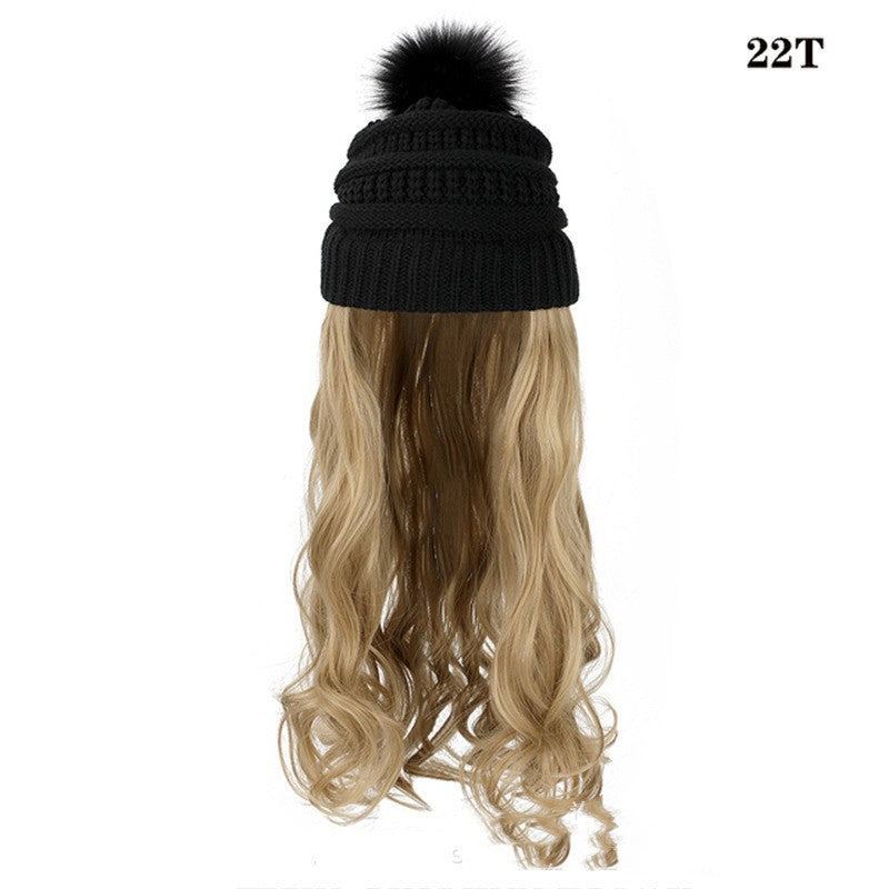 One-piece Wig Ful Set Fashion Big Wave Wig Head