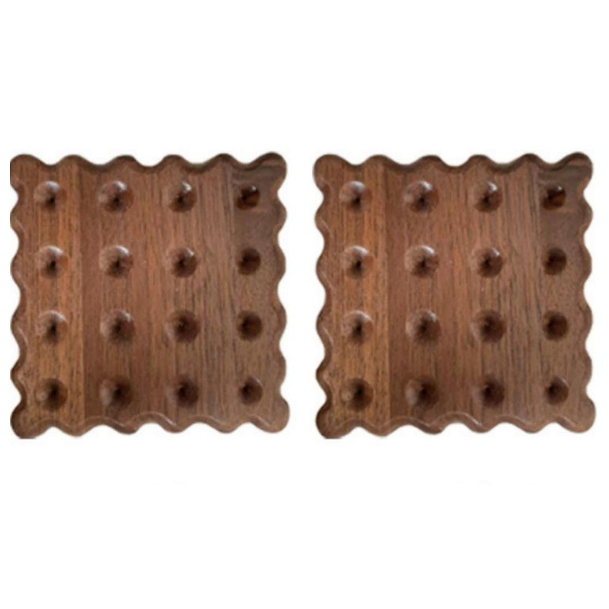 Solid Wood Coaster Ins Style Placemat Potholders Mat Insulation Wood Log Biscuit Coaster Photography Props Kitchen Table Agate