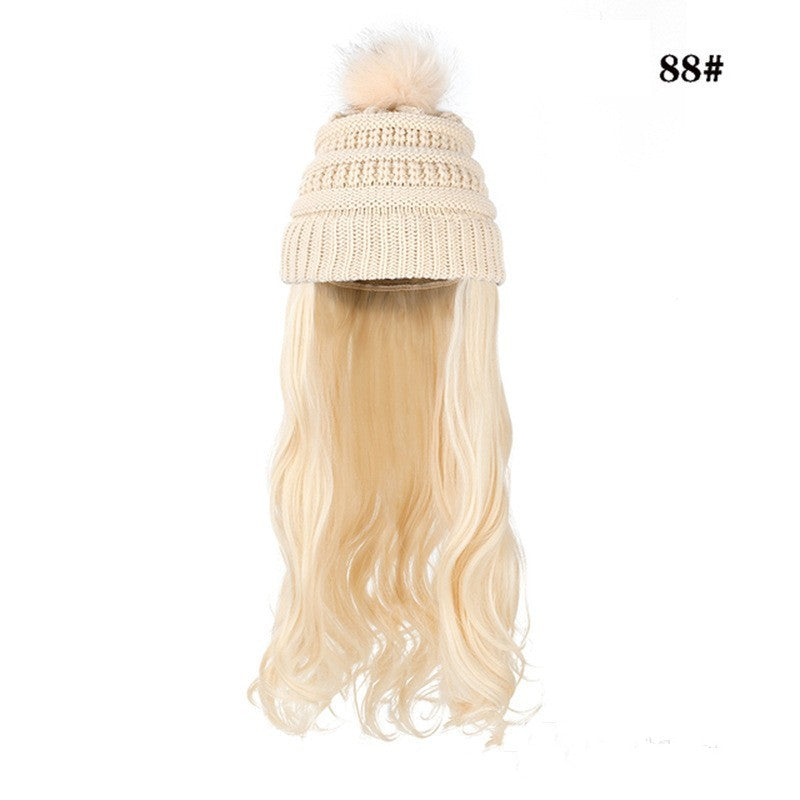 One-piece Wig Ful Set Fashion Big Wave Wig Head