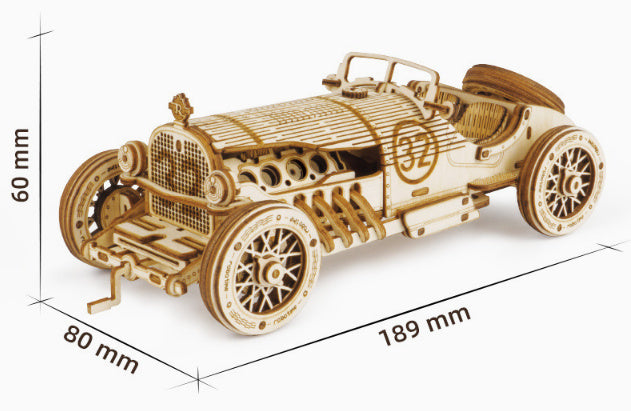 3D Wooden Puzzle Train Model DIY Wooden Train Toy Mechanical Train Model Kit Assembly Model Home Decoration Crafts