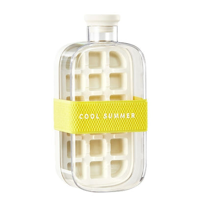 One-Click Molding Cooling Cup,Instant Ice Maker,Zero-Contact Design,Straw Included,Curling Mold,Portable & Stylish Chilled Drink