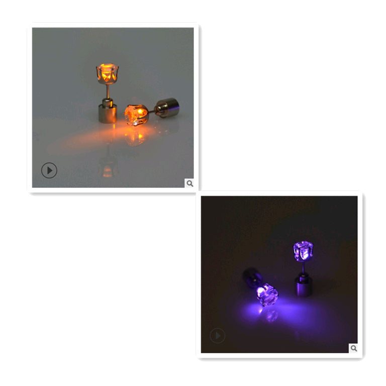 The factory sells Korean version of Haoshi Earrings directly from stock, bar, night club party, tide person led earrings, shining Earrings