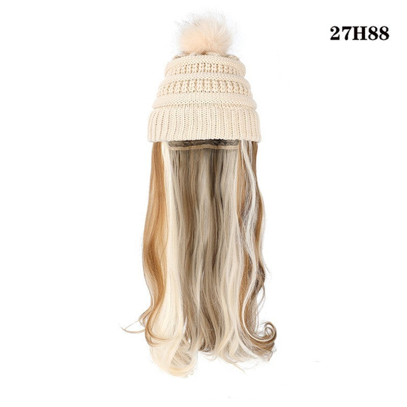 One-piece Wig Ful Set Fashion Big Wave Wig Head