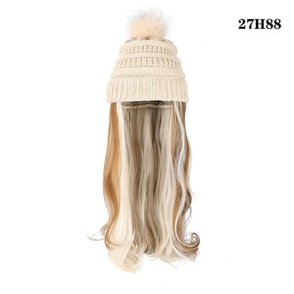 One-piece Wig Ful Set Fashion Big Wave Wig Head