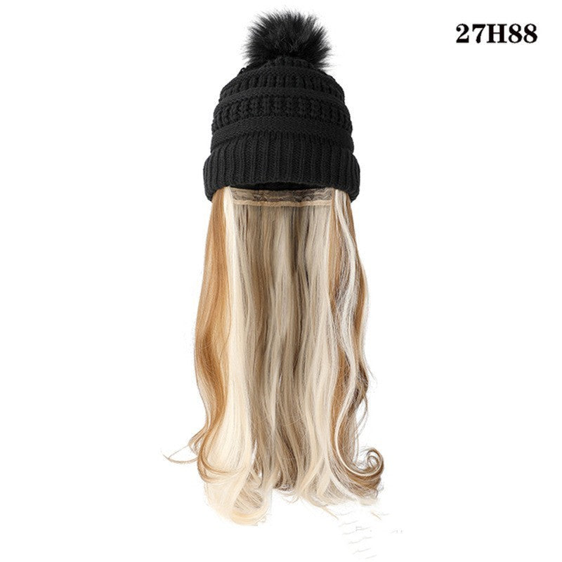 One-piece Wig Ful Set Fashion Big Wave Wig Head