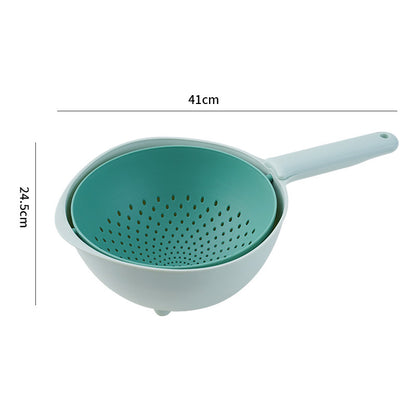 Household Kitchen Multifunctional Plastic Vegetable Basket