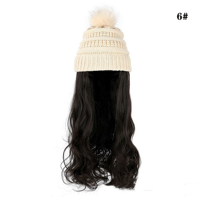 One-piece Wig Ful Set Fashion Big Wave Wig Head