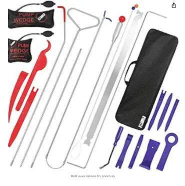 Car Tool Kit With No Damage Air Wedge Bag
