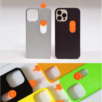 Funny Spoof 3D Printing Sliding Middle Finger Phone Case Toy