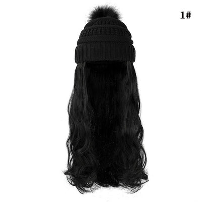 One-piece Wig Ful Set Fashion Big Wave Wig Head