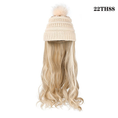 One-piece Wig Ful Set Fashion Big Wave Wig Head