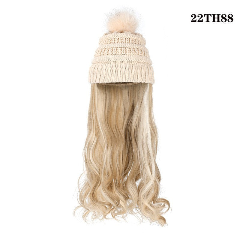 One-piece Wig Ful Set Fashion Big Wave Wig Head