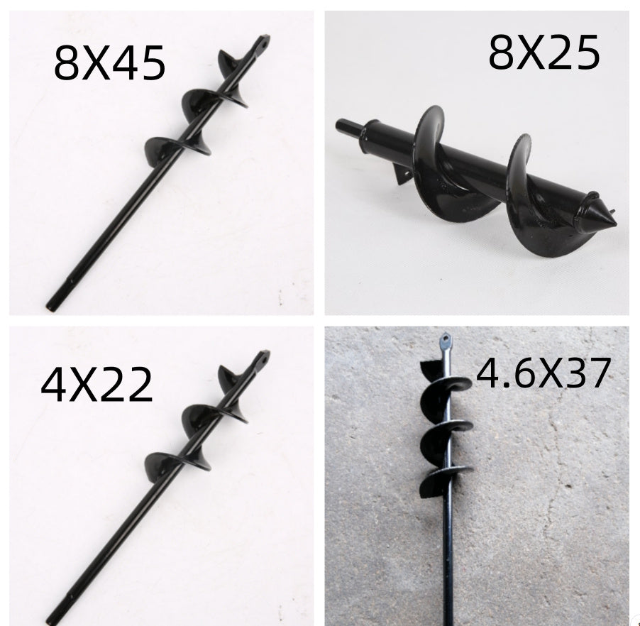 Charging Garden Screw Twist Pit Drill Bit