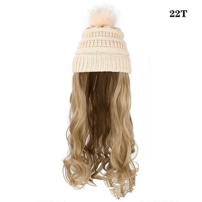 One-piece Wig Ful Set Fashion Big Wave Wig Head
