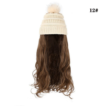One-piece Wig Ful Set Fashion Big Wave Wig Head