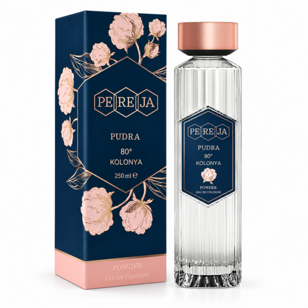 pereja-pudra-kolonyasi-cam-sise-250-ml Pereja Pudra Kolonyası Cam Şişe 250 ml 80 derece