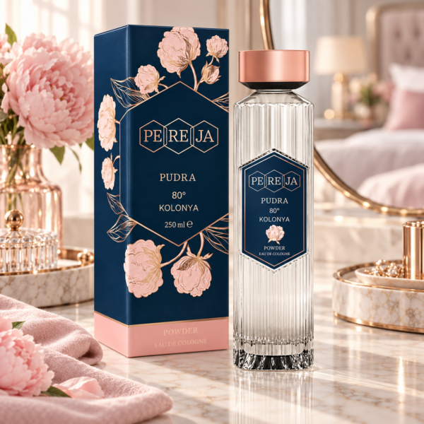 pereja-pudra-kolonyasi-cam-sise-250-ml0 Pereja Pudra Kolonyası Cam Şişe 250 ml 80 derece